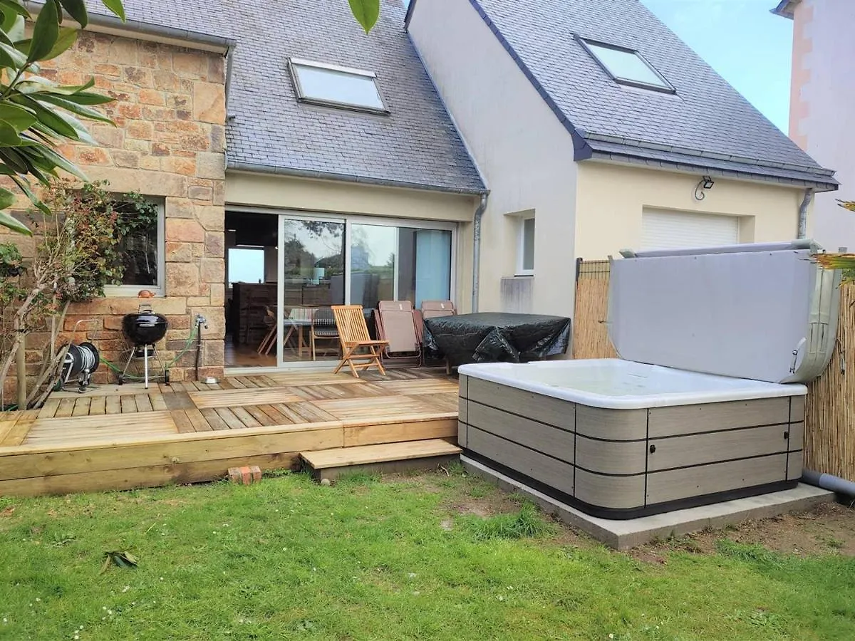 Villa Avec Spa, Wifi Sur La Plage De Tourony A Tregastel - Fr-1-368-383 0*,  Franciaország